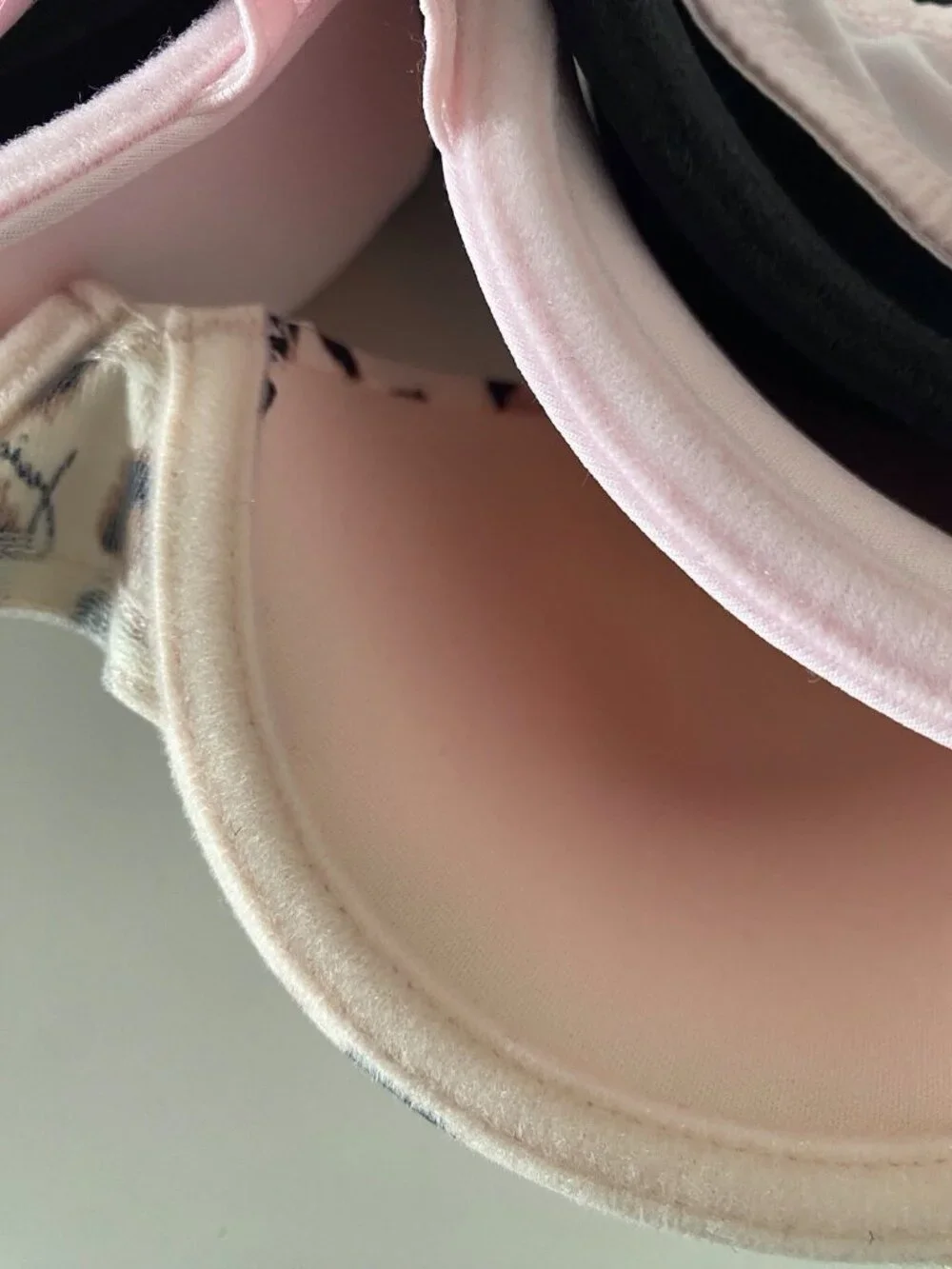 3 Pack Juicy Couture Sexy Push Up Bra Size 34C Cheetah Animal Print Pink Black